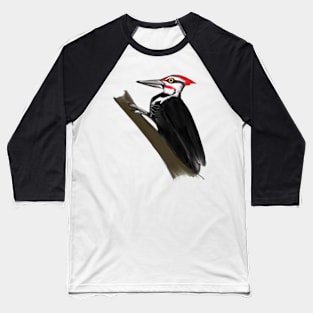 Pileated Woodpecker Baseball T-Shirt